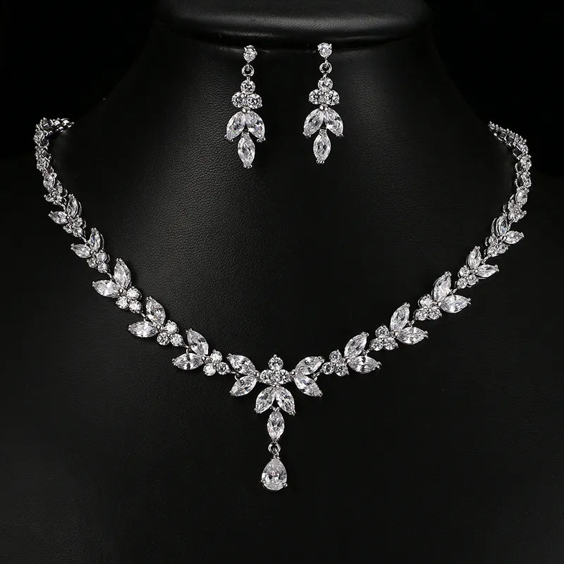 2-pieces Party Accessories Cubic Zircon Set