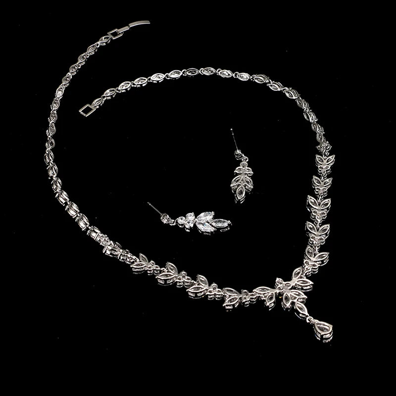 2-pieces Party Accessories Cubic Zircon Set