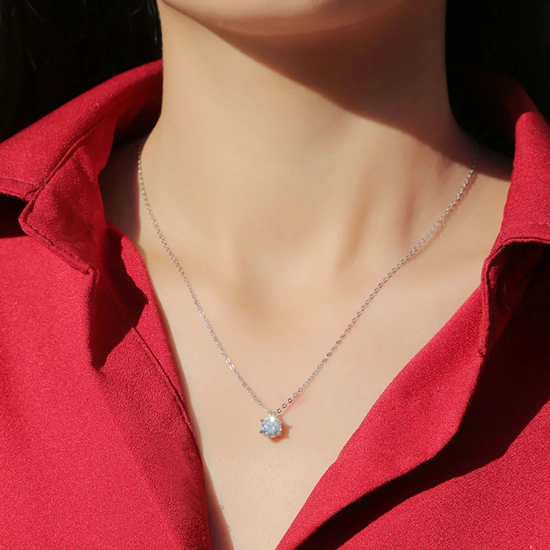 Real Moissanite Necklace