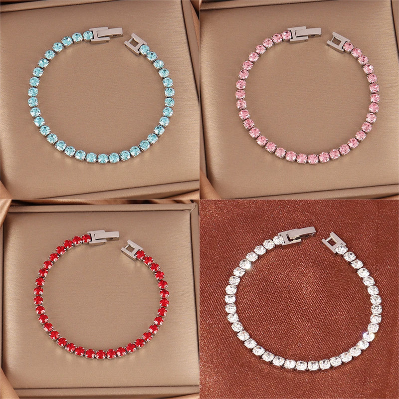 Luxury Color Crystal Zircon Bracelet