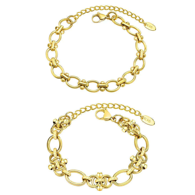 Chain Bracelet 18K Gold Plated