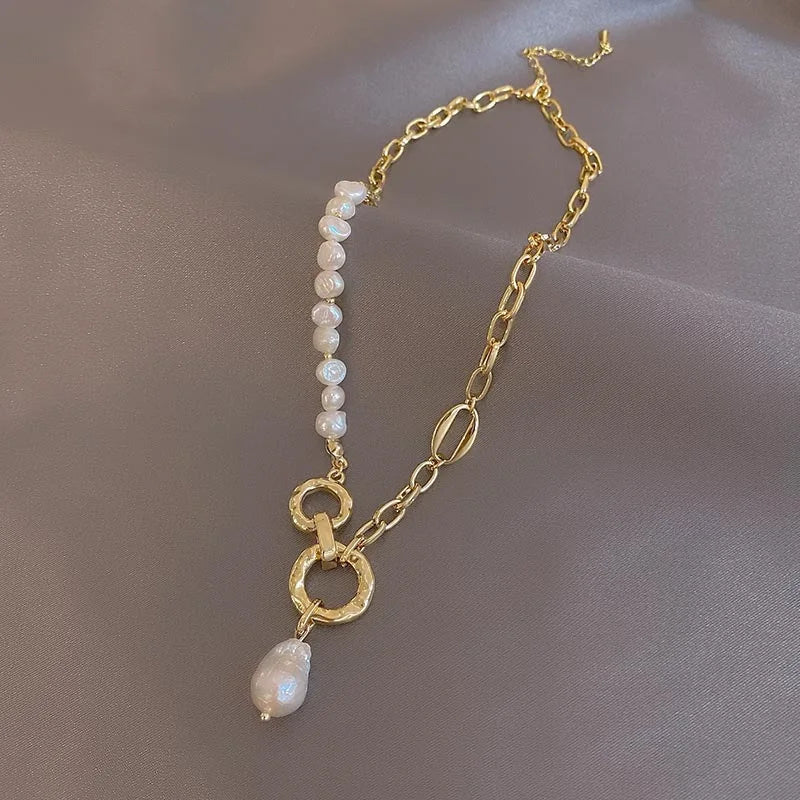 Natural Baroque Freshwater Pearl Necklace