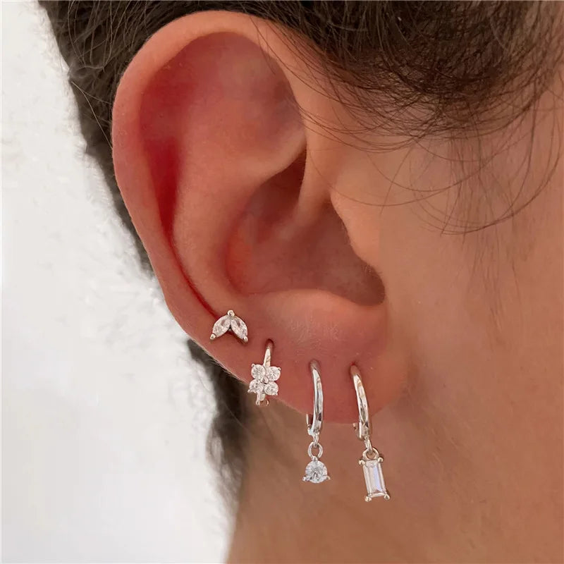 Stainless Steel Little Earrings