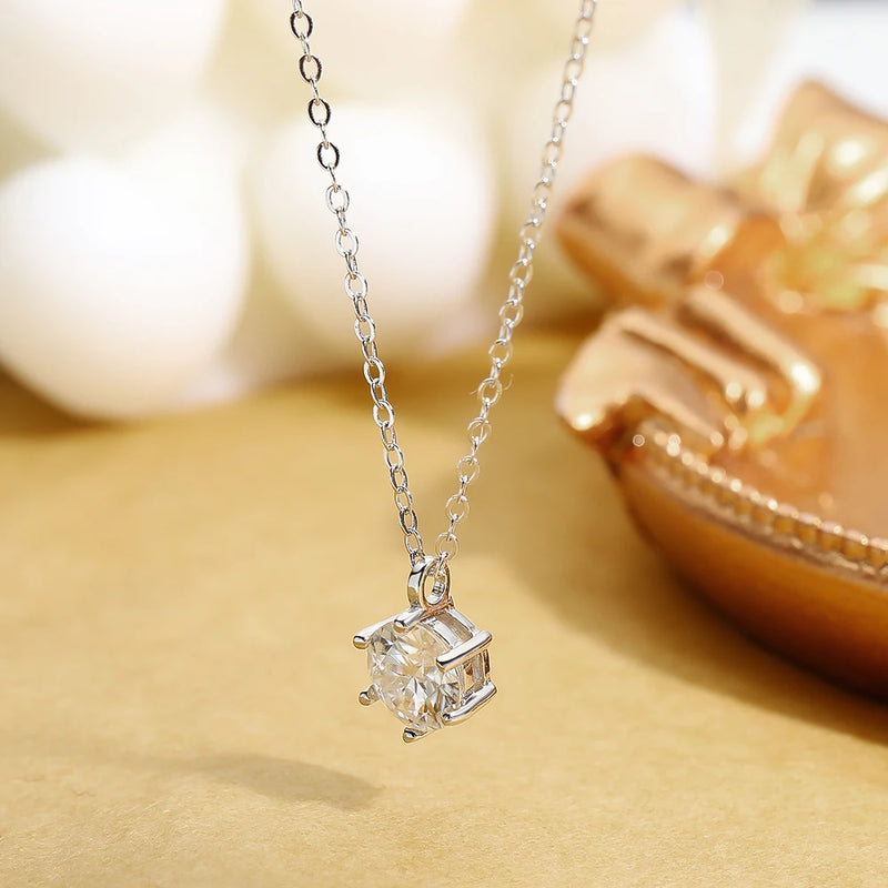 Real Moissanite Necklace