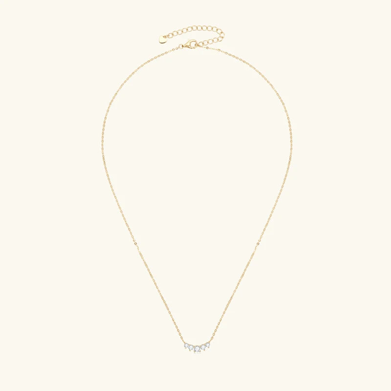 Pure Necklace Full Moissanite