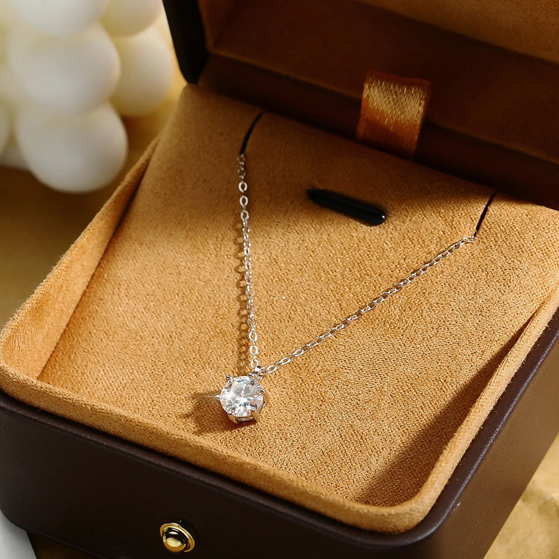 Real Moissanite Necklace