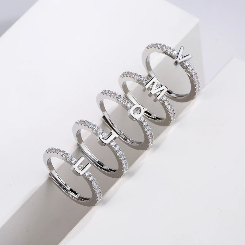 Initials Letter Ring