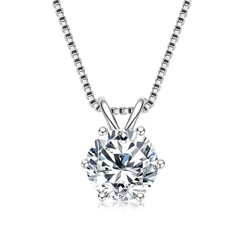 Luxury Moissanite Pendant Necklaces