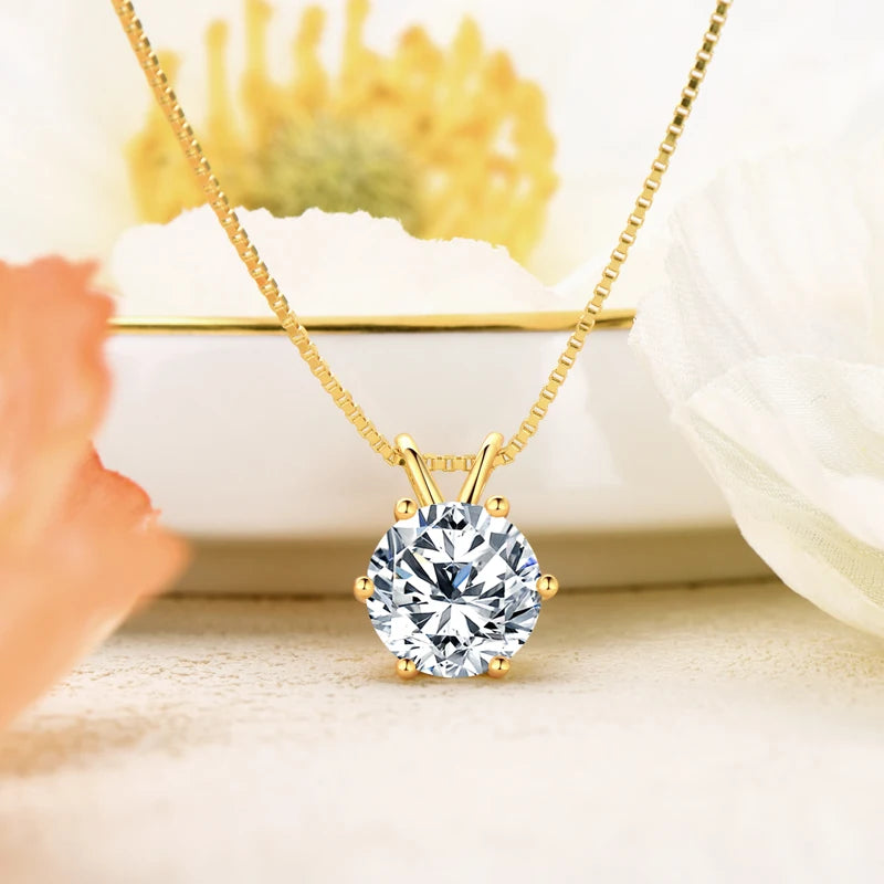 Luxury Moissanite Pendant Necklaces