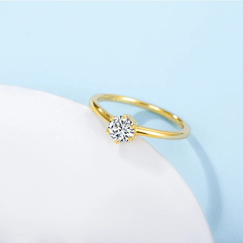 Moissanite Ring