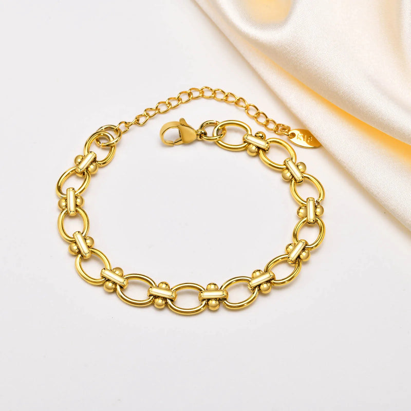 Chain Bracelet 18K Gold Plated