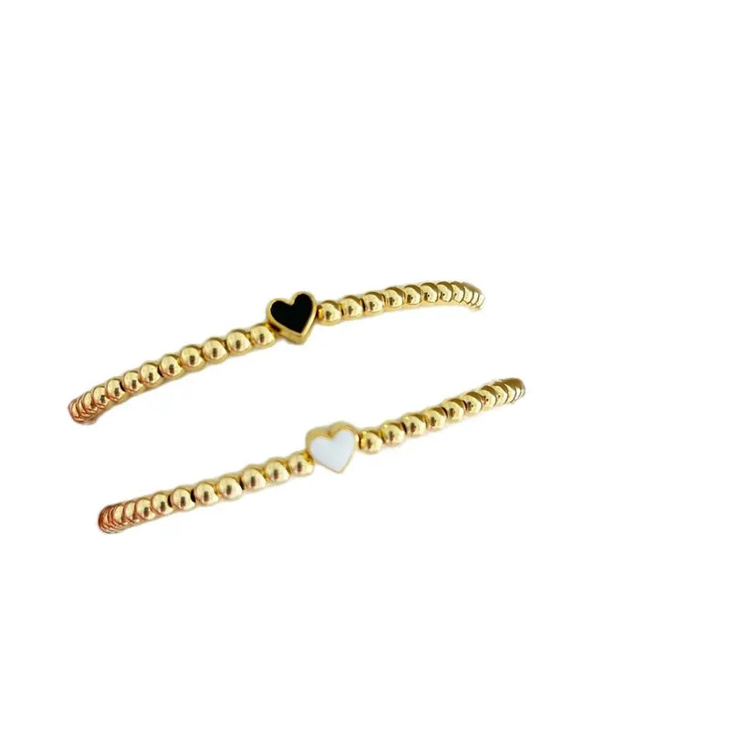 Heart Charm Gold PlatedBracelet