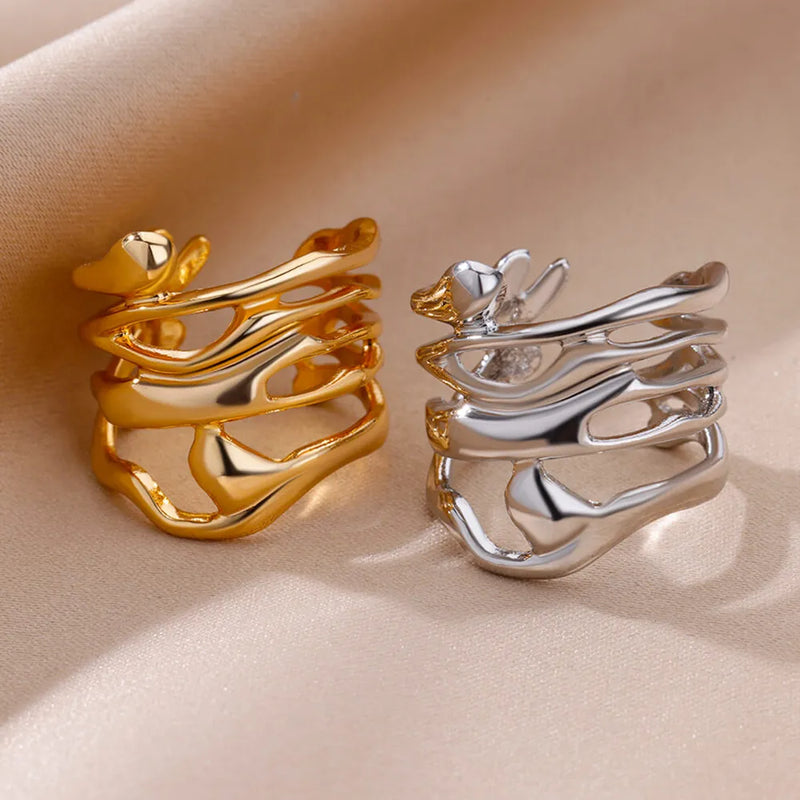 Stylish Rings (Gold and Silver)